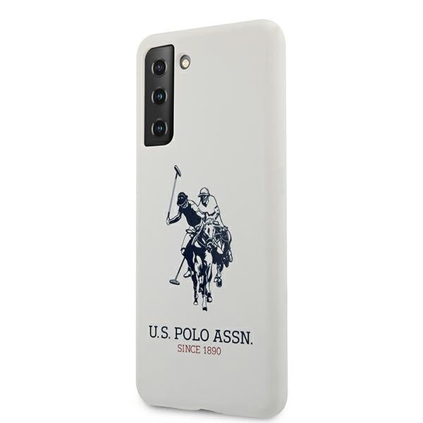US Polo USHCS21MSLHRWH S21+ G996 hvide/hvide silikone logo