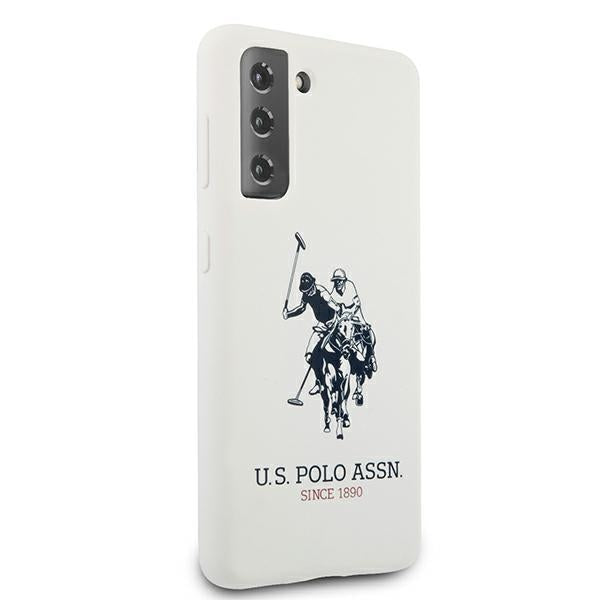 US Polo USHCS21MSLHRWH S21+ G996 hvide/hvide silikone logo