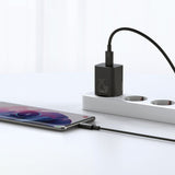 Baseus Super Si fast charger Quick Charge 3.0 Power Delivery 25W 3A + Cable USB Type C - USB Type C 3A 1m black (TZCCSUP-L01)