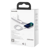 Baseus Superior Series USB-C / Lightning PD 20W 1 m kabel - hvid