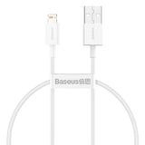 Baseus Superior USB - Lightning cable 2.4A 0.25 m White (CALYS-02)