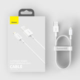 Baseus Superior USB - Lightning kabel 2,4A 1,5 m Hvid (CALYS-B02)