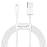 Baseus Superior USB - Lightning 2.4A 2 m cable White (CALYS-C02)