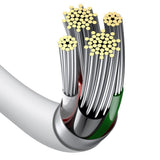 Baseus Superior USB - Lightning 2.4A 2 m cable White (CALYS-C02)