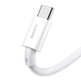 Baseus Superior USB-kabel - USB-type C 66 W 6A 1 m Hvid (CATYS-02)