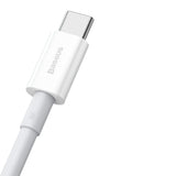 Baseus Superior USB-kabel - USB-type C 66 W 6A 1 m Hvid (CATYS-02)