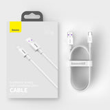 Baseus Superior cable USB - USB TypeC 66 W 6A 2 m White (CATYS-A02)