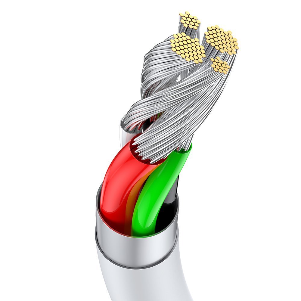 Baseus Superior cable USB - USB TypeC 66 W 6A 2 m White (CATYS-A02)