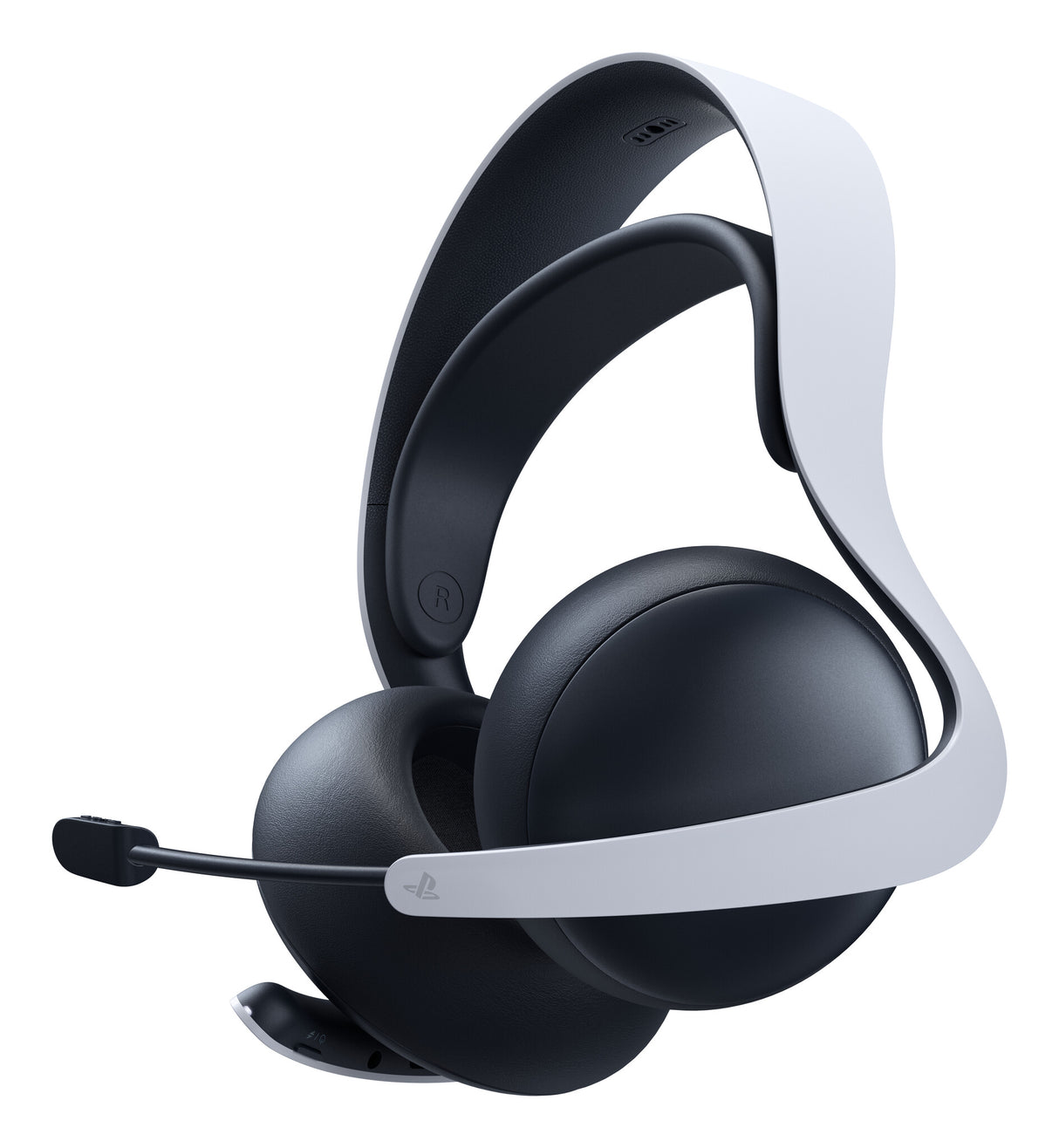 Sony PULSE Elite Headset Kabel & trådløs Spil Bluetooth Opladningsstativ Sort, Hvid