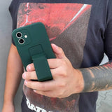 Wozinsky Kickstand Case silikonhylster med stativ til iPhone 12 lysblå