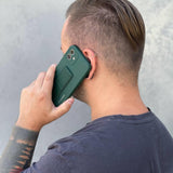 Wozinsky Kickstand Case iPhone 12 Pro Max Gul Silicone Case med Stativ