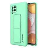 Wozinsky Kickstand Case Silicone Stand Cover til Samsung Galaxy A42 5G Mint