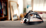 Tefal Ultimate Pure FV9845 Tør & dampstrygejern Durilium autoclean strygesål 3100 W Sort, Kobberfarve