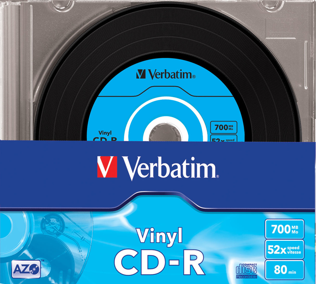 Verbatim CD-R AZO Data Vinyl 700 MB 52x 10 stk