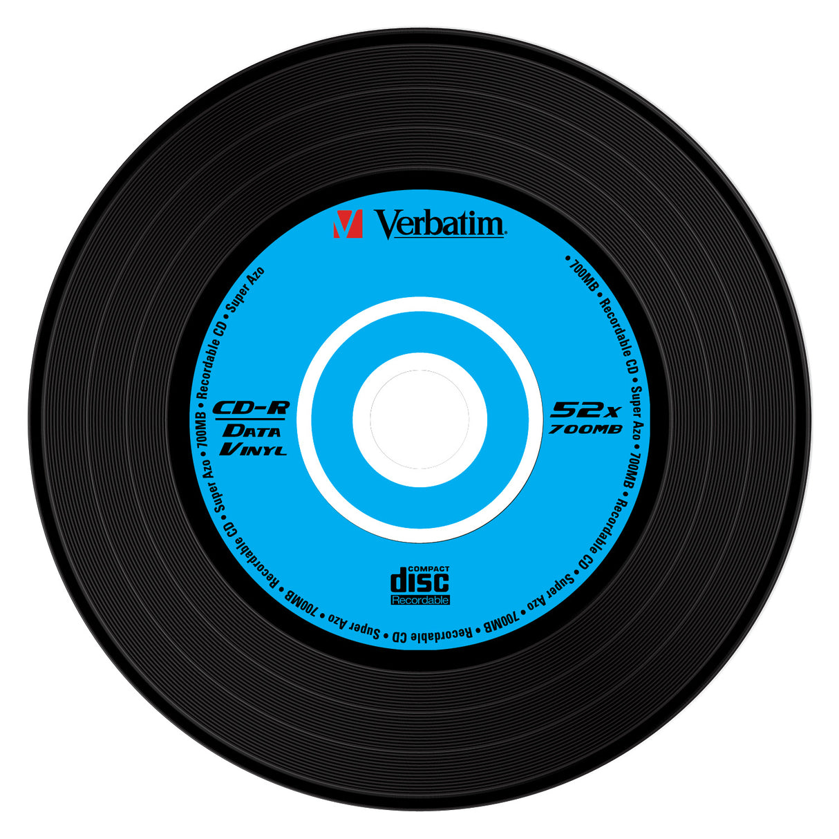 Verbatim CD-R AZO Data Vinyl 700 MB 52x 10 stk