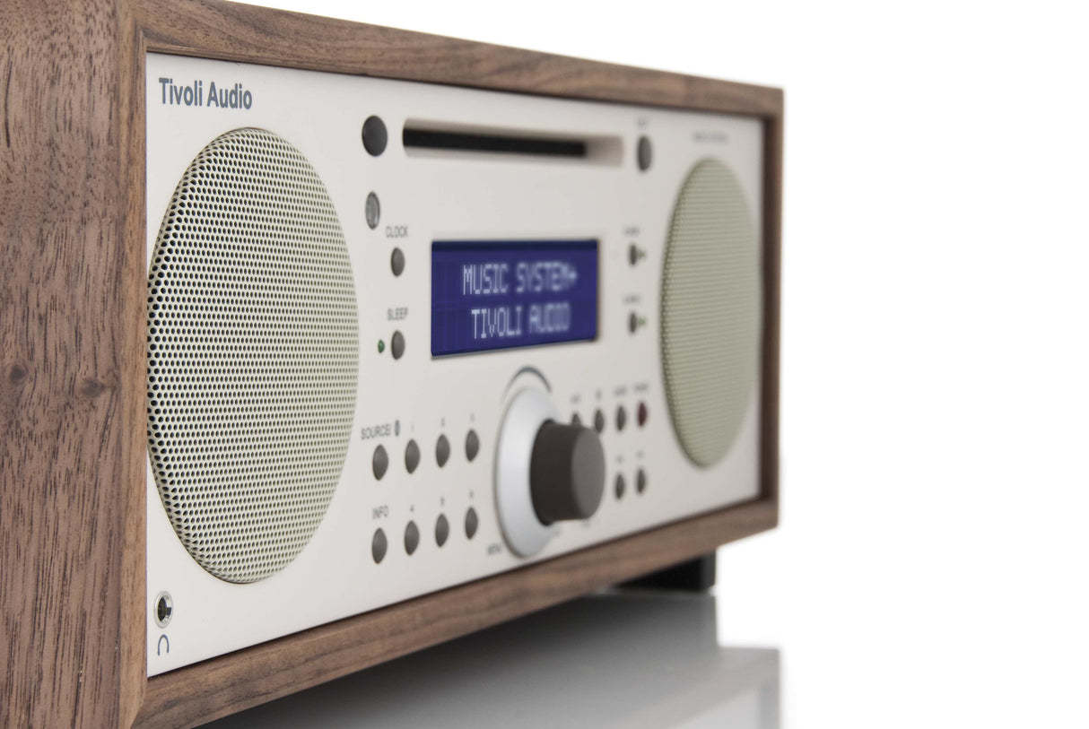 Tivoli Audio Music System BT Digital AM, FM Beige, Valnød MP3-afspilning