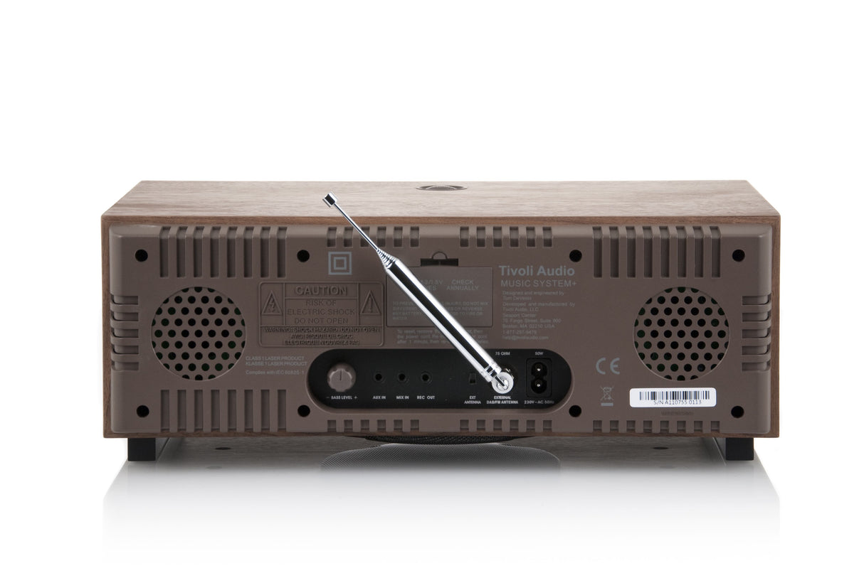 Tivoli Audio Music System BT Digital AM, FM Beige, Valnød MP3-afspilning