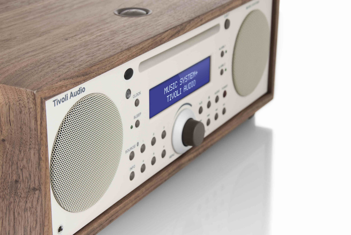 Tivoli Audio Music System BT Digital AM, FM Beige, Valnød MP3-afspilning