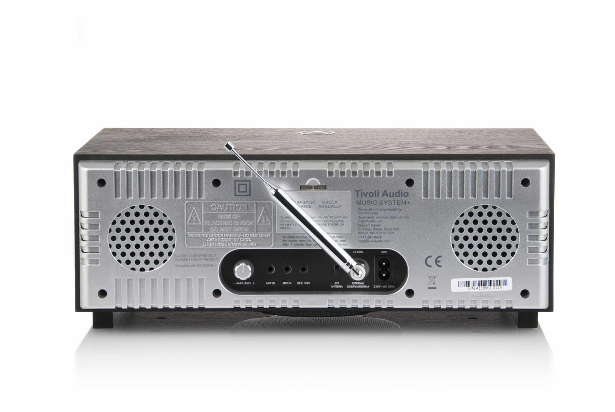 Tivoli Audio Music System BT Digital AM, FM Sort, Sølv MP3-afspilning