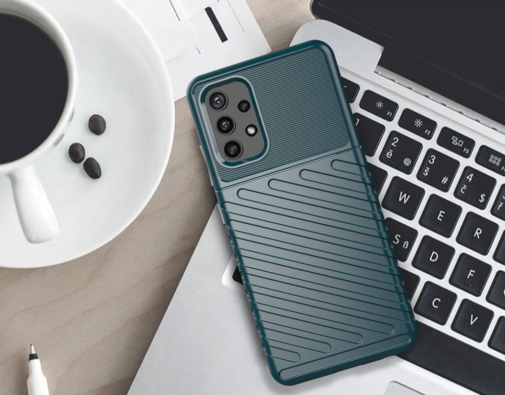 Thunder Case Flexible Tough Rugged Cover TPU Case til Nokia 5.4 blå