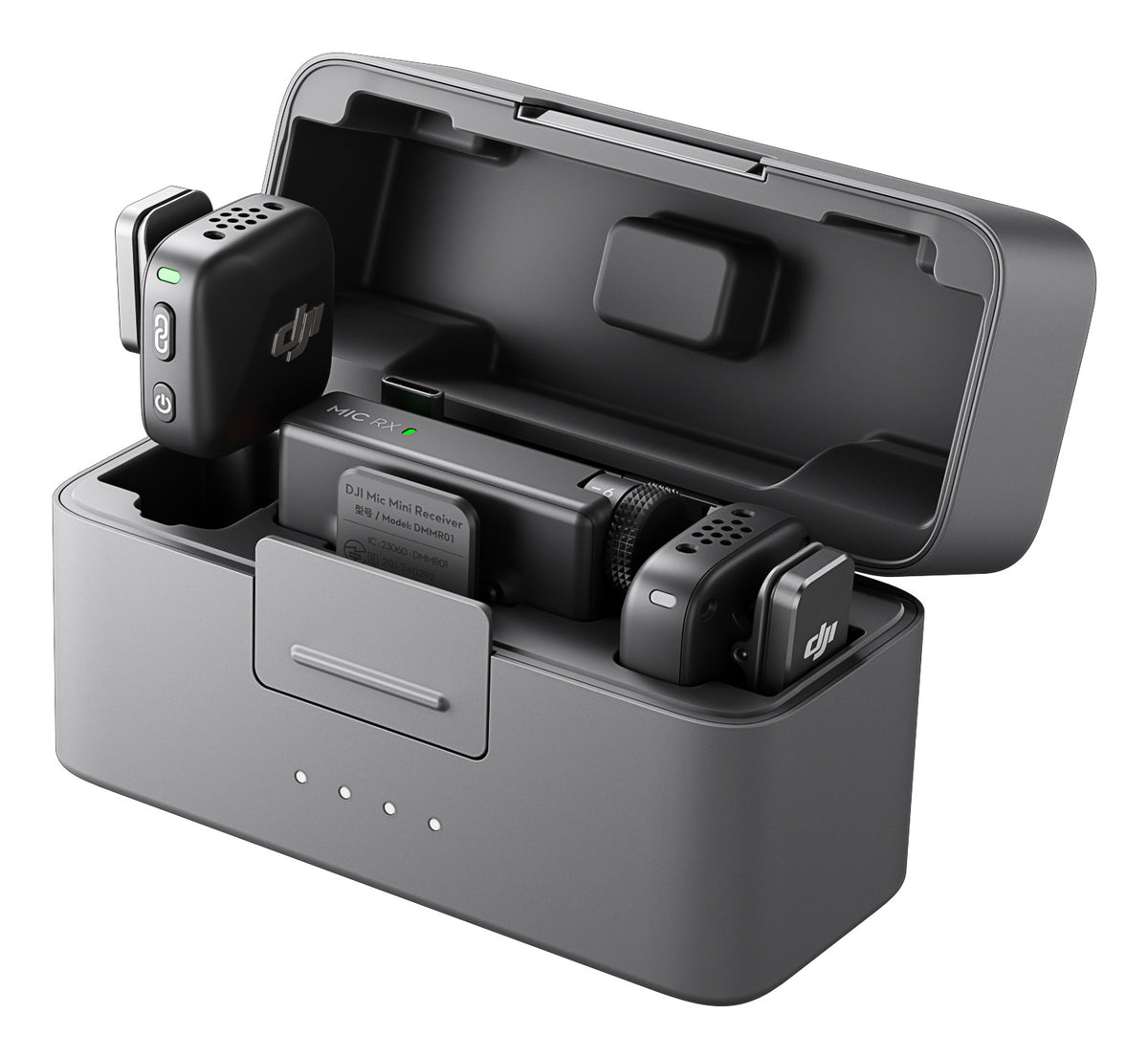 DJI Mic Mini Trådløst mikrofonsystem Trådløs Sort