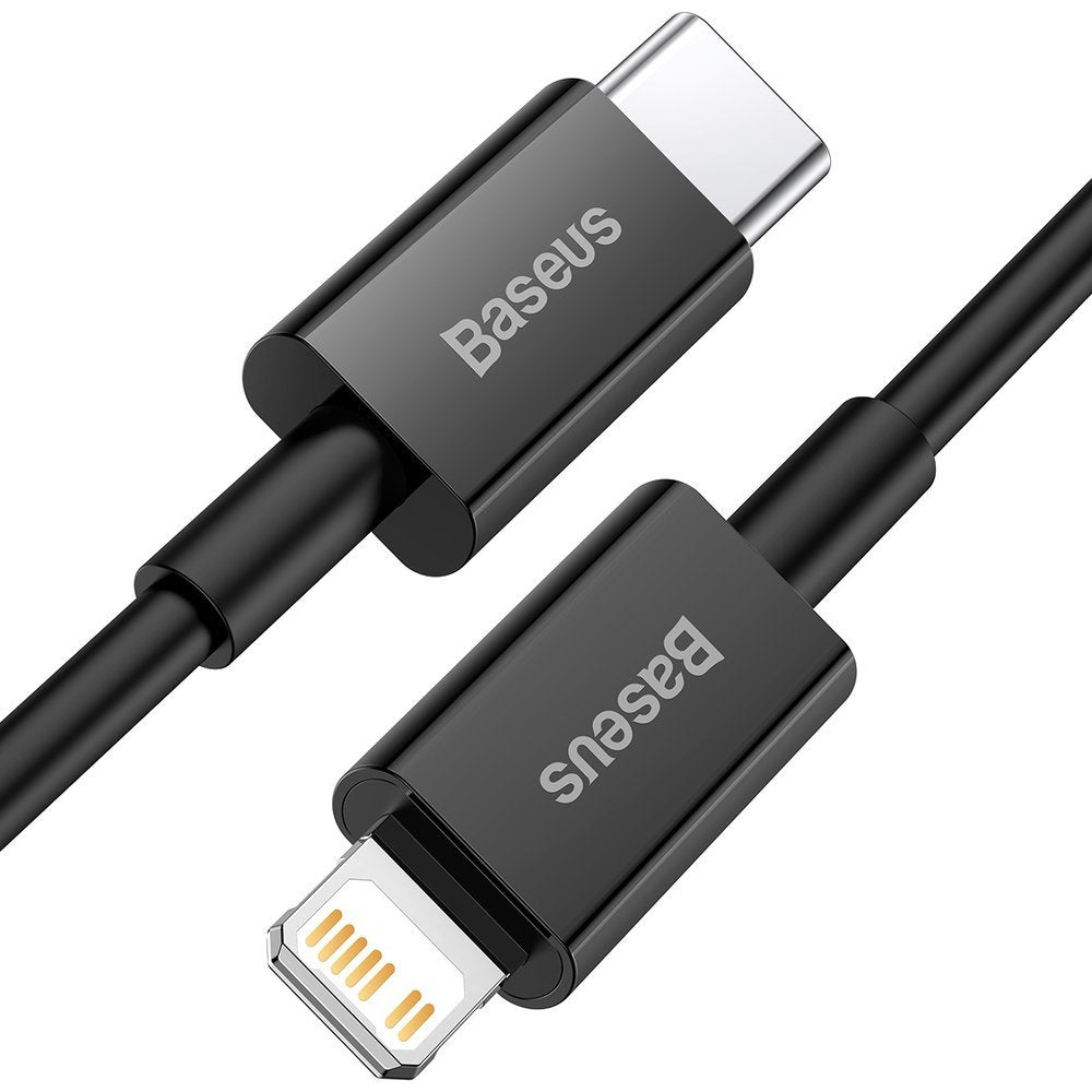 Baseus Superior Series USB-C / Lightning PD 20W 1 m kabel - sort