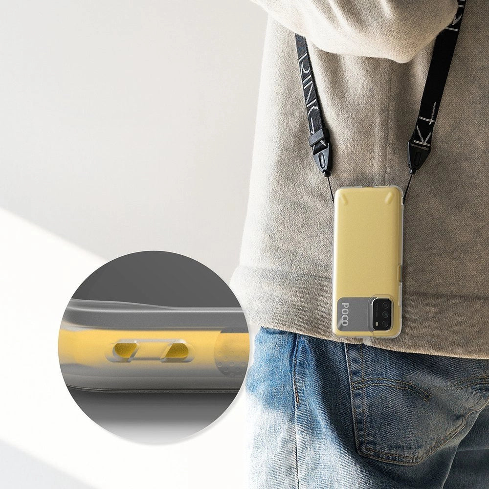 Ringke Onyx Durable TPU Case Cover til Xiaomi Poco M3 gennemsigtig (OXXI0003)