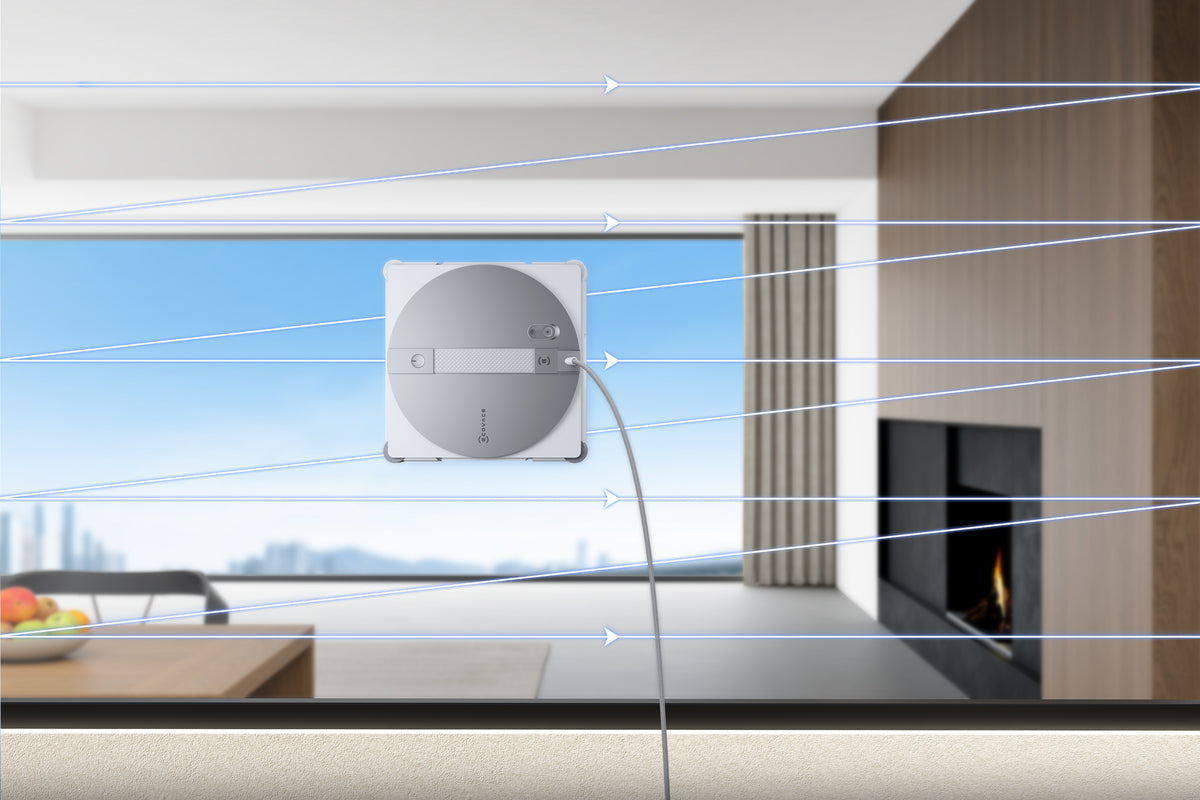 Ecovacs Winbot W3 OMNI Vinduesrenser robotstyret Sølv