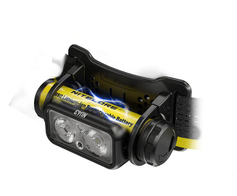 Nitecore NU43 Sort, Gul Hovedbånd lommelygte LED