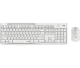 Logitech MK295 Silent Wireless Combo - Off White - Tastatur & Mus sæt - Nordisk - Hvid