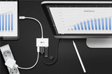 Goobay USB-C multiport-adapter HDMI, PD, hvid