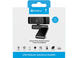 Sandberg 134-38 webcam 2,07 MP 1920 x 1080 pixel USB 2.0 Sort