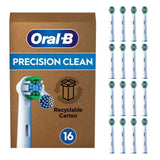 Oral-B Pro Precision Clean Børstehoveder Hvid, 16 stk.