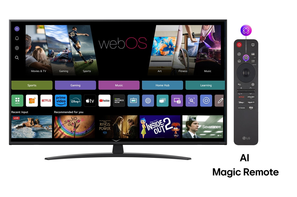 LG NanoCell AI 55NANO81A3A TV 139,7 cm (55") 4K Ultra HD Smart TV Wi-Fi Sort