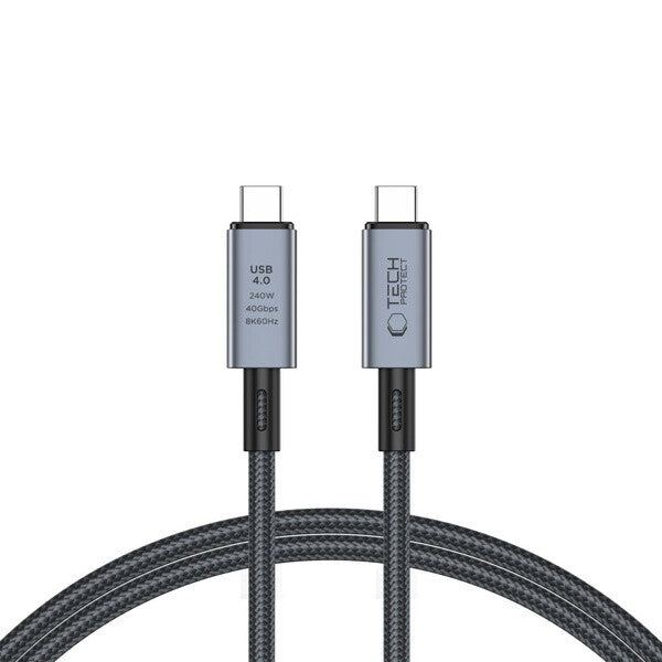 Tech-Protect 5906302308996 USB-kabel 0,25 m USB C 0,48 Gbit/sek. 100 W Grå
