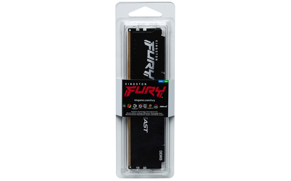 Kingston Technology FURY Beast 32GB 6000MT/s DDR5 CL36 DIMM Black EXPO