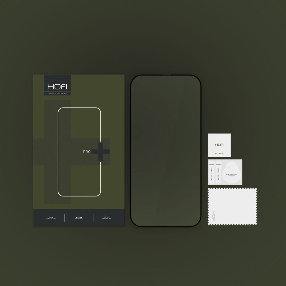 Hærdet Glas Hofi Glass Pro+ Iphone 13 / 13 Pro / 14 / 16 E / 17 E Sort