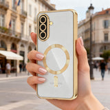 Tech Protect Magflex Magsafe Galaxy A27 5 G Shiny Gold