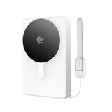 Tech Protect Pb40 Lifemag Magsafe Powerbank 10000m Ah 25 W Qi2.2 Hvid/Sølv