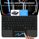 Tech Protect Smartcase Magnetisk + Tastatur Ipad Pro 11” 5/6 2024 2025 Sort