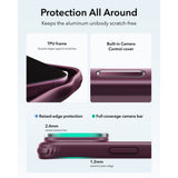 Esr Classic Hybrid Støtte Magsafe Iphone 17 Pro Max / 18 Pro Max Frosted Deep Burgundy
