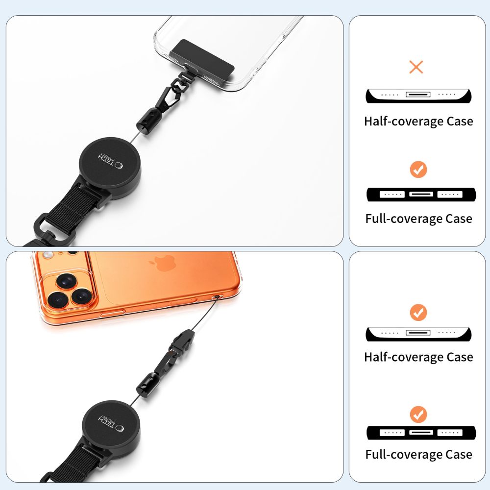 Tech Protect Ath01 Urbanloop Tyverisikker Holder Sort