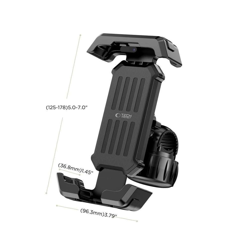 Tech Protect V6 Universal Cykel Og Motorcykelholder Sort