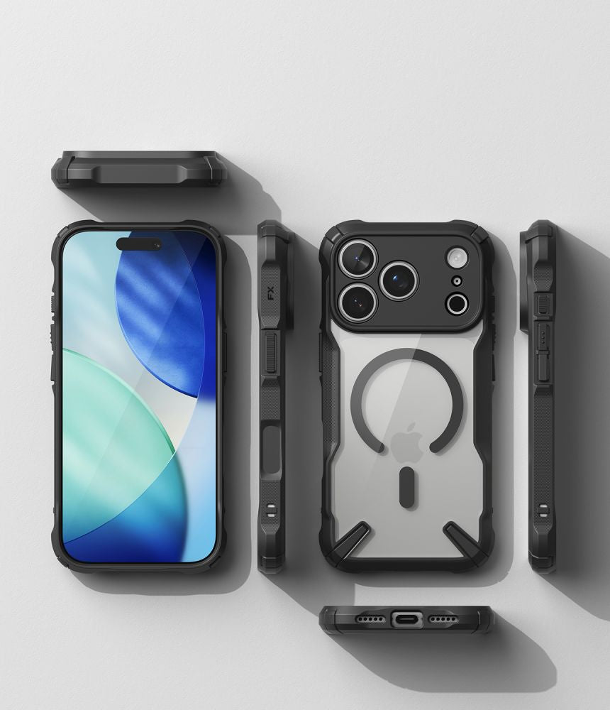 Ringke Fusion X Magnetisk Magsafe Iphone 17 Pro / 18 Pro Sort
