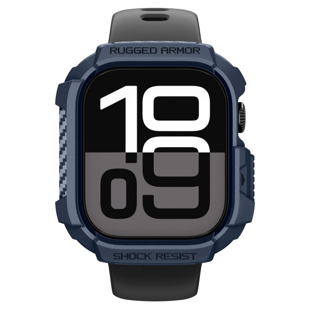 Spigen Rugged Armor V2 Apple Watch 10/11 (42 Mm) Marineblå