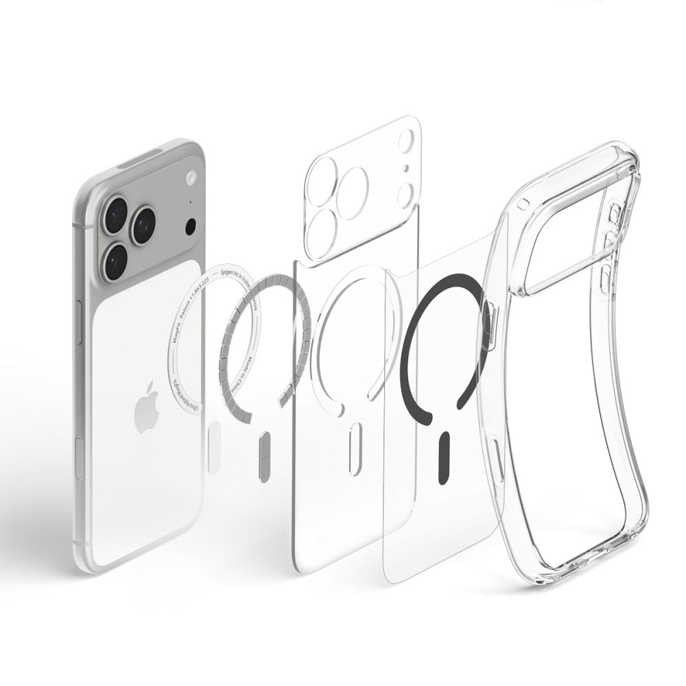 Spigen Ultra Hybrid Magsafe Iphone 17 Pro / 18 Pro Klar/Grafit