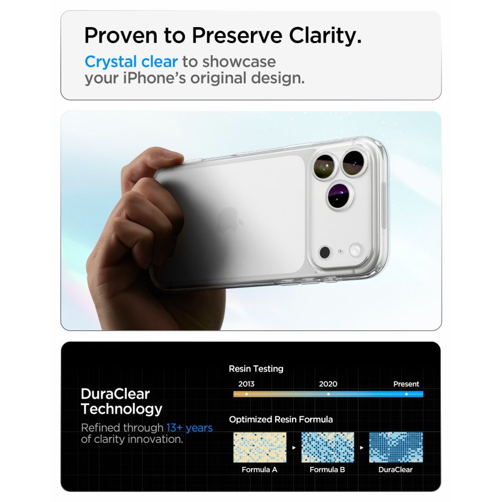 Spigen Ultra Hybrid Iphone 17 Pro / 18 Pro Krystalklar
