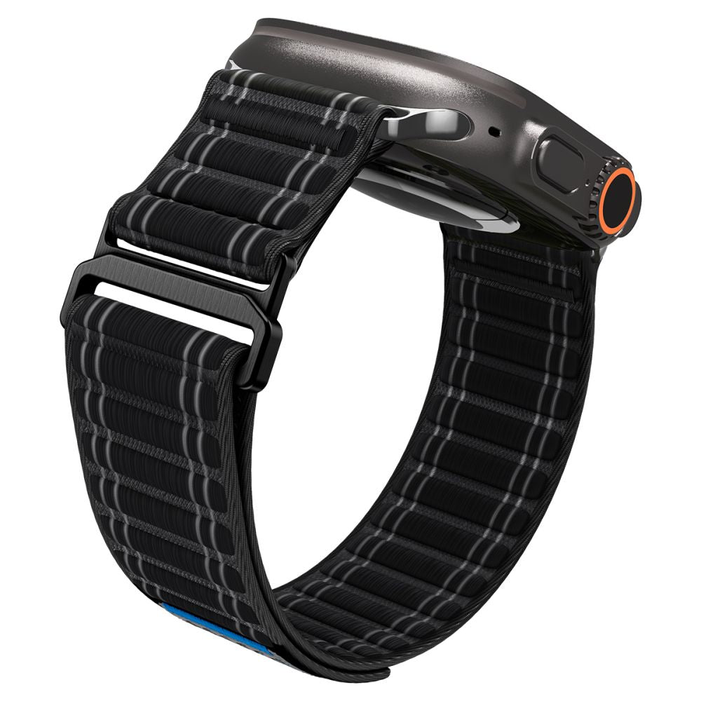 Spigen Wbf0 Remmen Til Apple Watch 8 / 9 / 10 / 11 / 12 / Se / Ultra (44 / 45 / 46 / 49 Mm) Sort