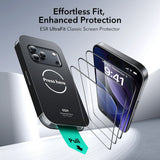 Hærdet Glas Esr Ultrafit Hærdet Glas 2 Pack Iphone 17 Pro Sort