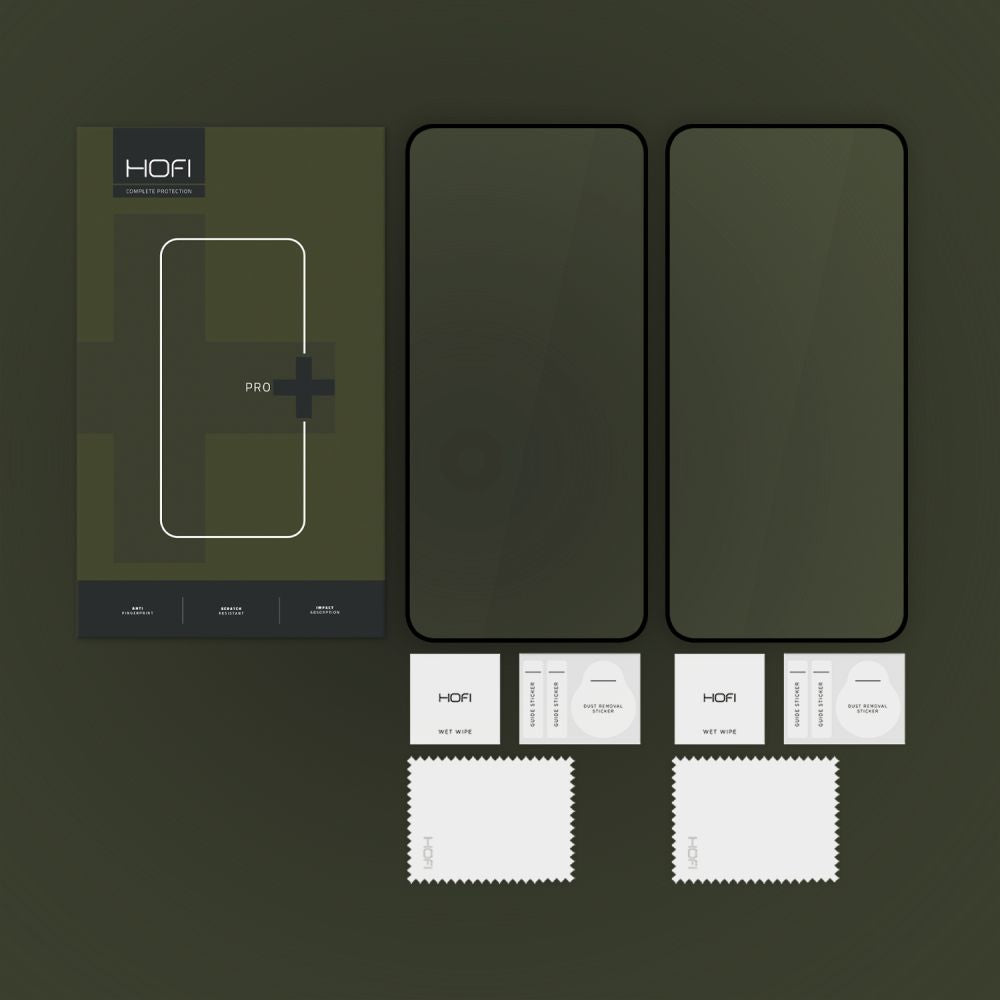 Hærdet Glas Hofi Glass Pro+ 2 Pack Galaxy S24 / S25 Sort